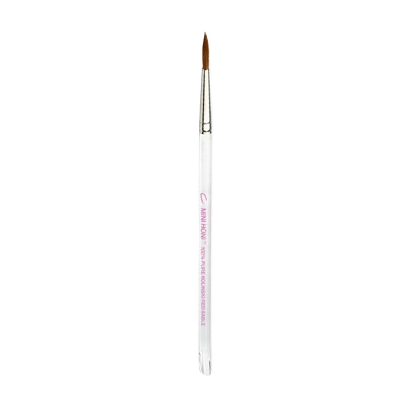 Круглий пензлик для акрилу CND Crystal Touch Mini Honi 4 з натурального ворсу